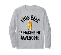 Esta Cerveza me está Haciendo Impresionante Bebida de Cerveza fría Manga Larga
