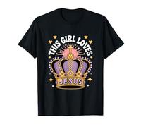 Esta Chica ama a Jesús Chica Cristiana Jesús Camiseta
