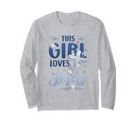 Esta Chica ama a Jesús Chicas cristianas Manga Larga