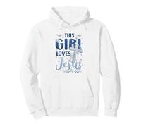 Esta Chica ama a Jesús Chicas cristianas Sudadera con Capucha