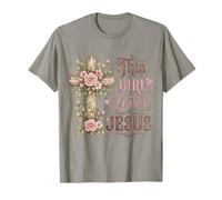 Esta Chica ama a Jesús Christian Camiseta