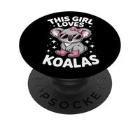 Esta chica ama a los koalas PopSockets PopGrip Adhesivo
