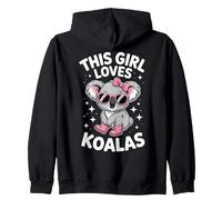 Esta chica ama a los koalas Sudadera con Capucha
