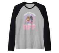 Esta Chica Ama A Su BFF Equipo Amigos Amistad Mejor Amigo Camiseta Manga Raglan