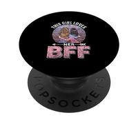 Esta Chica Ama A Su BFF Equipo Amigos Amistad Mejor Amigo PopSockets PopGrip Adhesivo