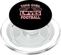 Esta Chica ama el fútbol - Jugador de fútbol PopSockets PopGrip para MagSafe