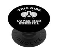 Esta Chica ama su Ezequiel PopSockets PopGrip Adhesivo