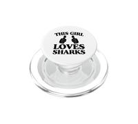 Esta Chica Ama Tiburones Dos Pulgares PopSockets PopGrip para MagSafe