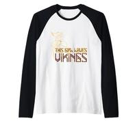 Esta Chica ama Vikings Shield Maiden Viking Girl Camiseta Manga Raglan