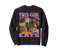 Esta Chica Come Divertido Burro Ofensivo Meme Bootleg Sudadera