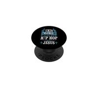 Esta Chica Corre En Hip Hop Y Jesús Christian Rap PopSockets PopGrip Adhesivo