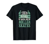 Esta Chica Corre En Patines De Ruedas Camiseta