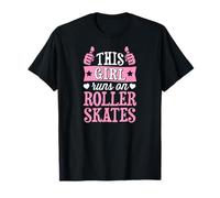 Esta Chica Corre En Patines De Ruedas Camiseta