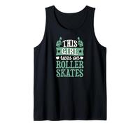 Esta Chica Corre En Patines De Ruedas Camiseta sin Mangas