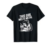 Esta Chica derrite el Poder de Soldadura de Metal Camiseta