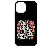 Esta chica es casi jubilada diseño floral vintage Carcasa para iPhone 12 mini