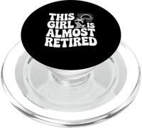 Esta Chica está Casi jubilada Humor Divertido de jubilación PopSockets PopGrip para MagSafe
