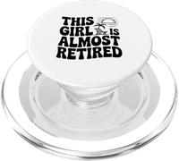 Esta Chica está Casi jubilada Humor Divertido de jubilación PopSockets PopGrip para MagSafe