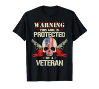 Esta chica está protegida por un veterano Camiseta