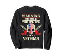 Esta chica está protegida por un veterano Sudadera