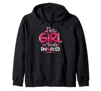 Esta Chica Finalmente se divorció Funny Divorce Party Women Sudadera con Capucha