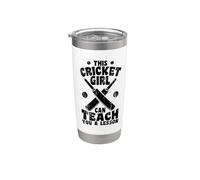 Esta chica grillo puede darte una lección Vaso térmico de acero inoxidable de doble pared