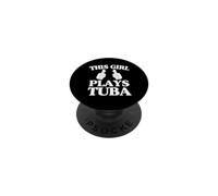 Esta Chica Juega Tuba Dos Pulgares PopSockets PopGrip Adhesivo