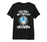 Esta Chica Que me robó el corazón me Llama Abuelo papá Camiseta Premium