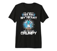 Esta Chica Que me robó el corazón me Llama papá gruñón Camiseta Premium