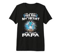 Esta Chica Que me robó el corazón me Llama papá papá Camiseta Premium