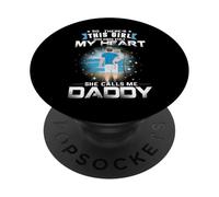 Esta Chica Que me robó el corazón me Llama papá papá PopSockets PopGrip Adhesivo