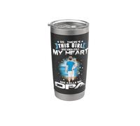 Esta chica que me robó el corazón me llama papá papá Vaso térmico de acero inoxidable de doble pared
