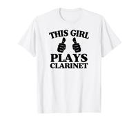 Esta Chica Toca Clarinete Dos Pulgares Camiseta