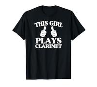 Esta Chica Toca Clarinete Dos Pulgares Camiseta