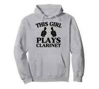 Esta Chica Toca Clarinete Dos Pulgares Sudadera con Capucha