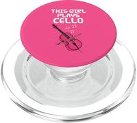 Esta chica toca el violonchelo, violonchelista femenina PopSockets PopGrip para MagSafe