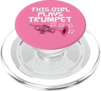 Esta chica toca la trompeta, música de metal femenina PopSockets PopGrip para MagSafe