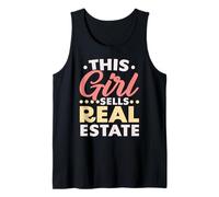 Esta Chica Vende Agente inmobiliario de administración de Bienes raíces Camiseta sin Mangas