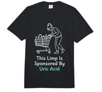 Esta cojera está patrocinada por la víctima de Gota de ácido úrico Comfort Colors Adult Heavyweight T-Shirt
