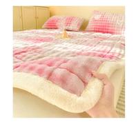 Esta colchoneta de Forro Polar Plegable y Enrollable de Estilo japonés es Adecuada para su Uso en dormitorios, campamentos y sofás Durante el otoño y el Invierno.