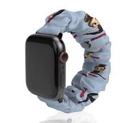 Esta correa de reloj elástica suave y elástica de repuesto para mujer es compatible con Apple Watch, 38mm/40mm, Acero inoxidable, No es una piedra preciosa