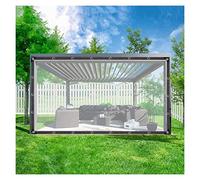 Esta Cortina Impermeable para Exteriores Tipo pabellón, Resistente a desgarros, versátil y con toldo de 6x3,5 m, es un toldo Resistente a la Intemperie Ideal para jardín, Patio y Camping.