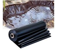 Esta Cubierta Impermeable y Plegable de Alta Resistencia de 0,2 mm para estanques de Peces y cascadas de jardín, Fabricada en HDPE Reforzado, Tiene un tamaño de 3 x 15 m y es una solución ID