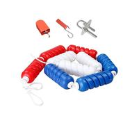 Esta Cuerda Flotante divisoria de carriles para Piscinas con Boyas es Ideal para Nadar en la Playa y en Parques acuáticos, ya Que es Segura y fácil de Instalar, Mejorar la se