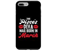 Esta Diva del pez nace en Marzo Carcasa para iPhone 7 Plus/8 Plus