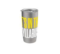 Está en el Syllabus College Profesor Instructor Académico Vaso térmico de acero inoxidable de doble pared