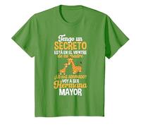 Está En El Vientre De Mi Madre Chicas Divertido Hermana Camiseta, Niños, Hierba, 4 años