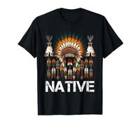 Está en mi ADN Ancestros nativos Americanos Orgullo del Día Indio Camiseta