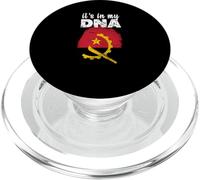 Está en mi ADN Bandera angoleña Orgullosa Angola AGO PopSockets PopGrip para MagSafe