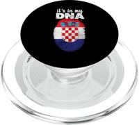 Está En Mi ADN Bandera Croata Orgullosa Croacia HRV PopSockets PopGrip para MagSafe